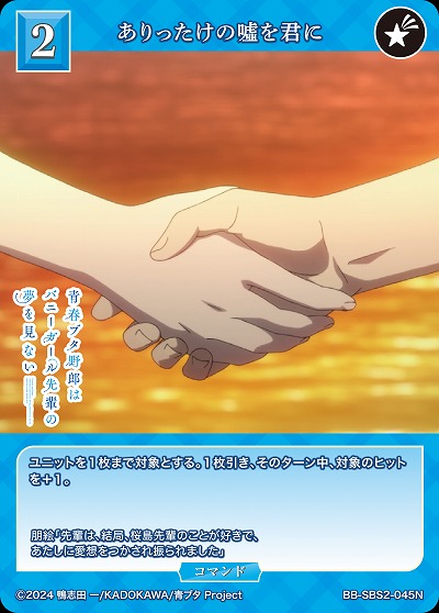 ありったけの?を君に 【BB-SBS2-045N】